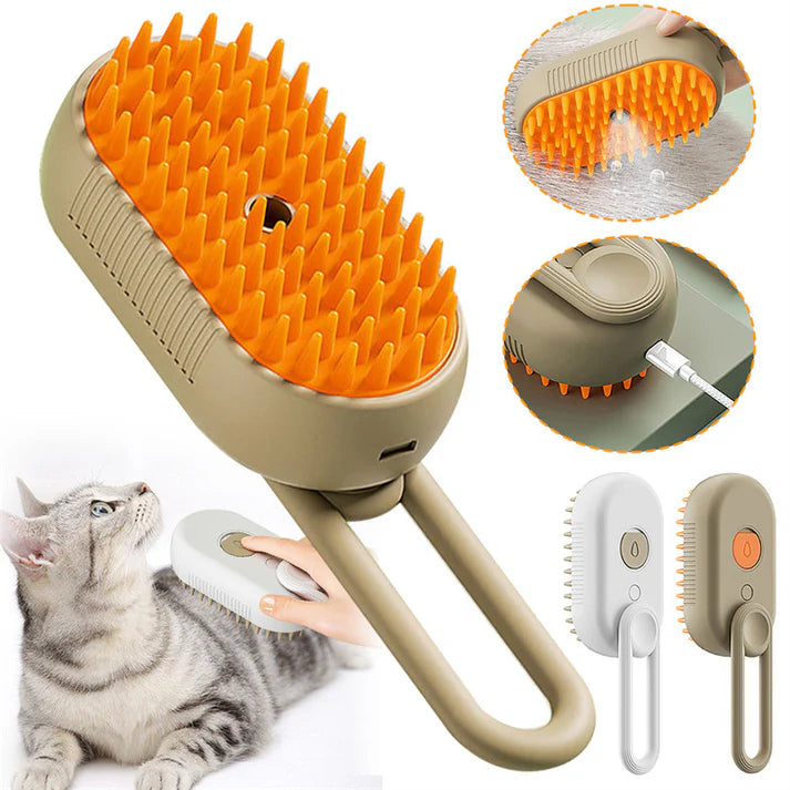 GloFur Pet Steam Brush – Remove Fur Easily with Steam