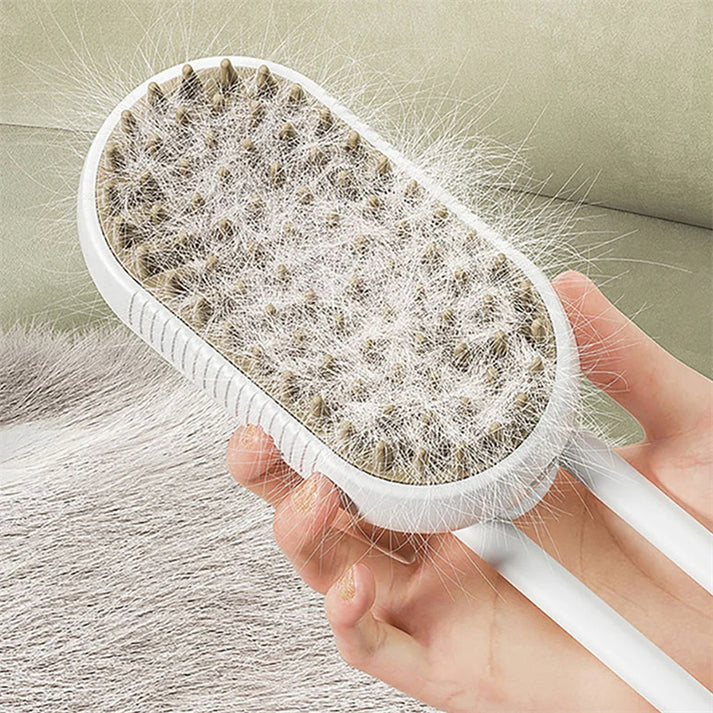 GloFur Pet Steam Brush – Remove Fur Easily with Steam